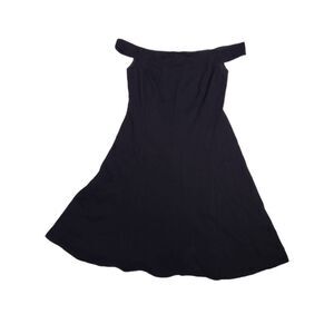 BAILEY 44 black off shoulder cabana dress wedding guest‎ LBD S